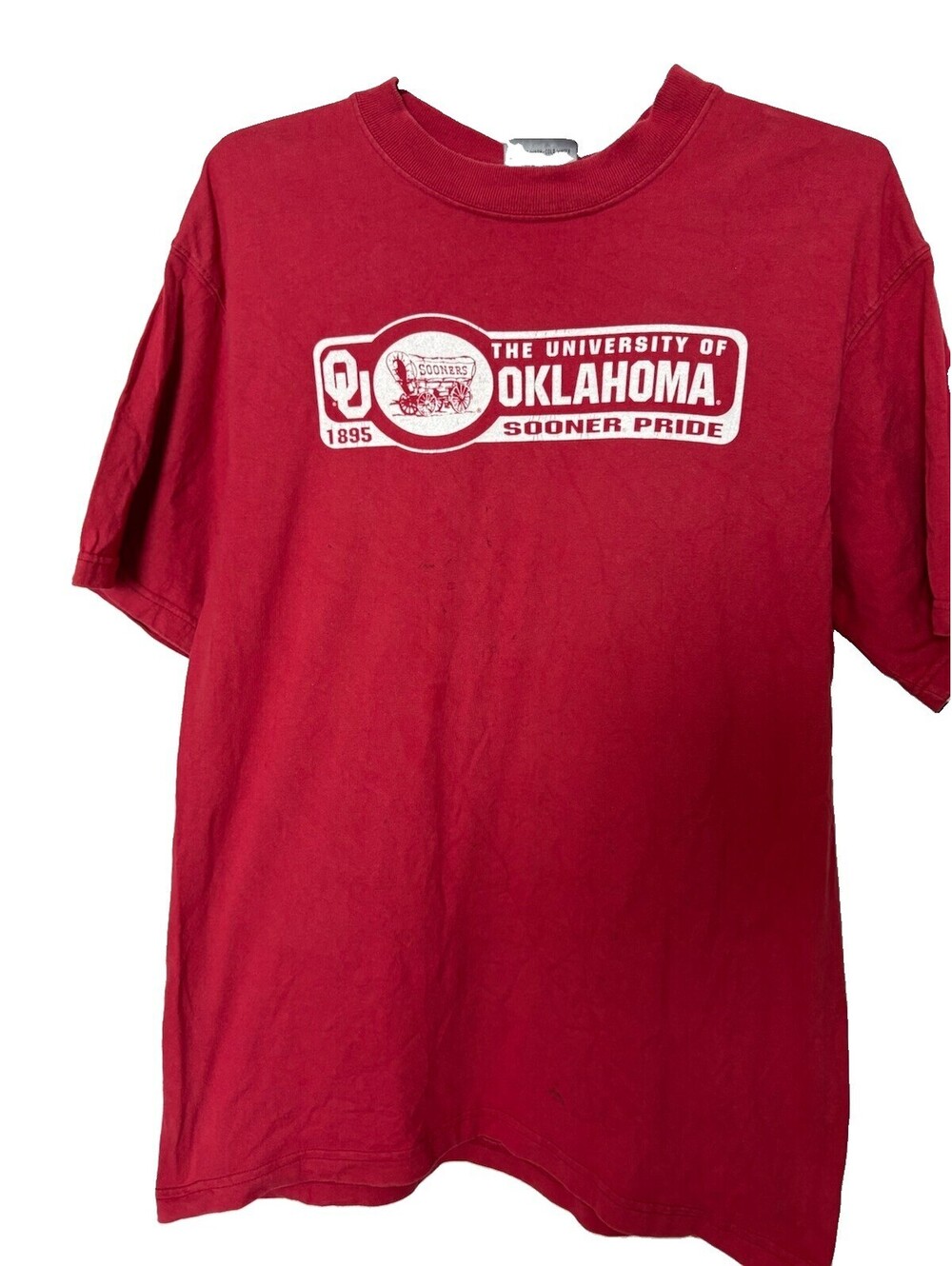 Vintage 2000s Majestic University of Oklahoma Sooners T Shirt Large Red OU